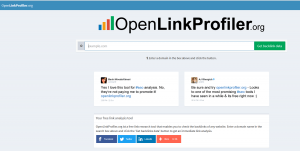 Open link profiler
