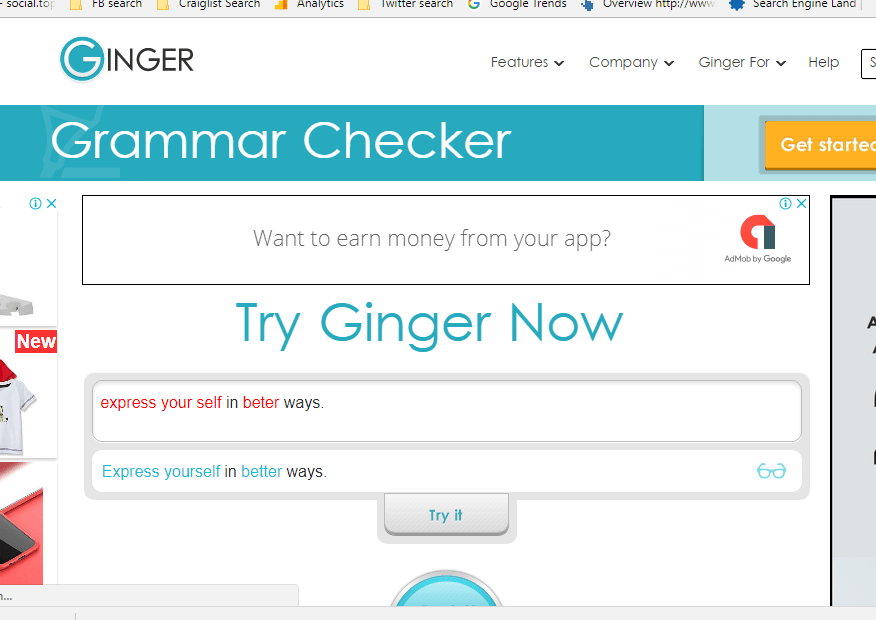 Ginger online